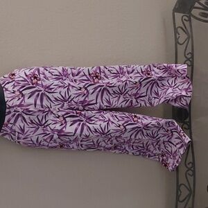 Tommy Bahama Butterfly Getaway Crop Pants Size 6 Women